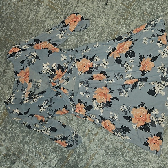 Free People Tied Up In Love Tie Front Whimsical Fairy Dress Size 6 - Picture 13 of 14